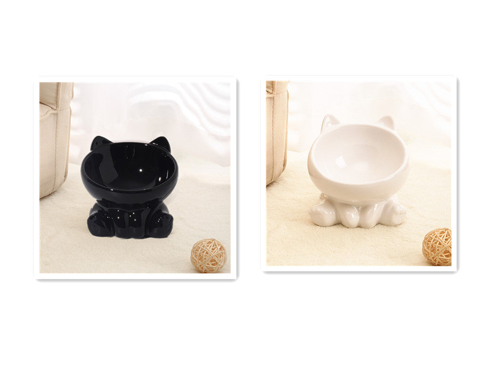 cuenco ceramico ergonomico para mascotas