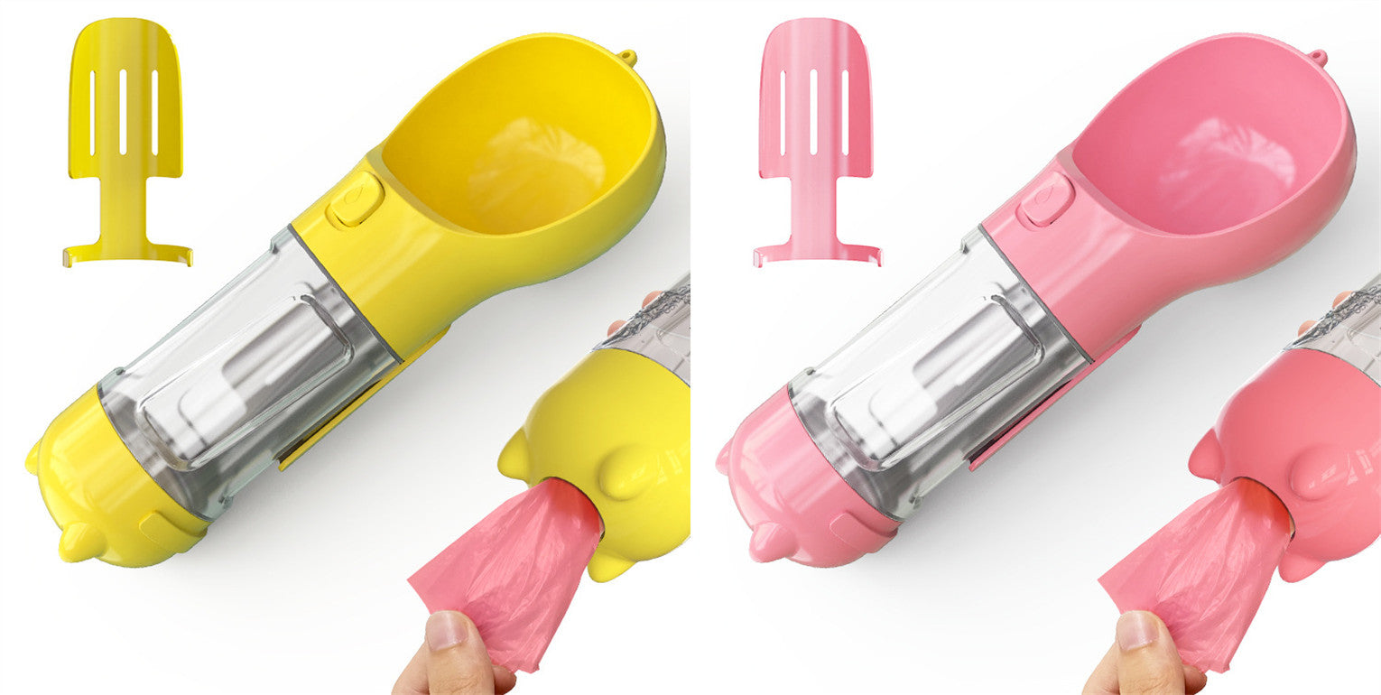 Portable Pet Water Bottle - Leak Proof Dog & Cat Travel Drinker with Bowl
