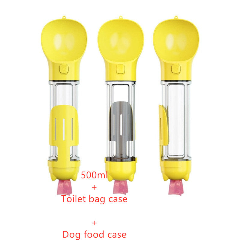 Portable Pet Water Bottle - Leak Proof Dog & Cat Travel Drinker with Bowl