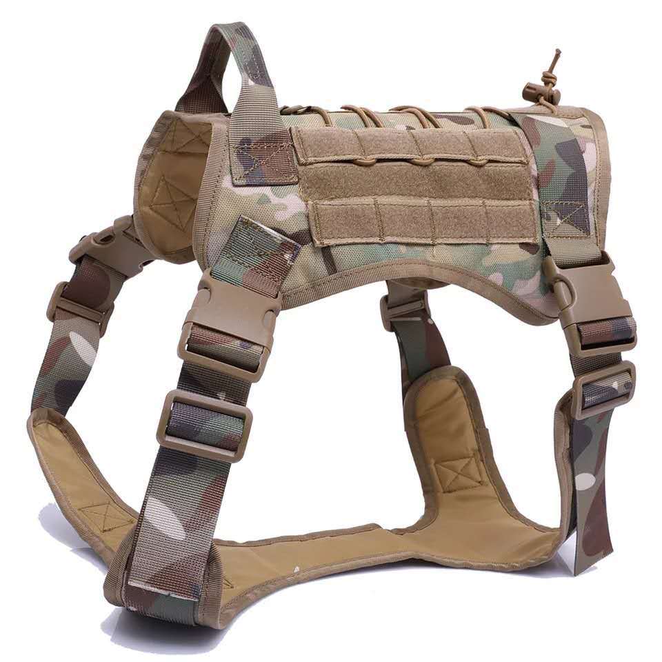 arnes tactico para perro:control y stilo militar