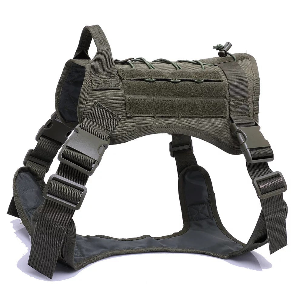 arnes tactico para perro:control y stilo militar