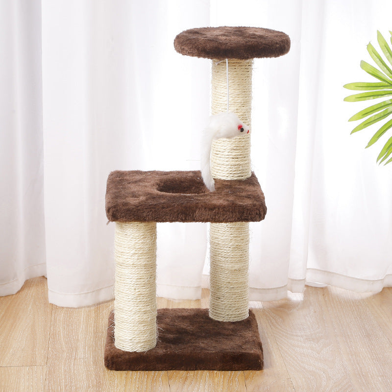 rascador arbol pequeño, zona de juegos para gatos