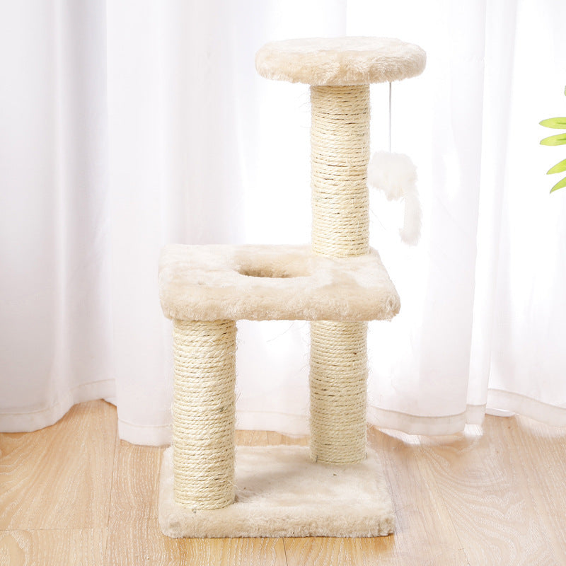 rascador arbol pequeño, zona de juegos para gatos