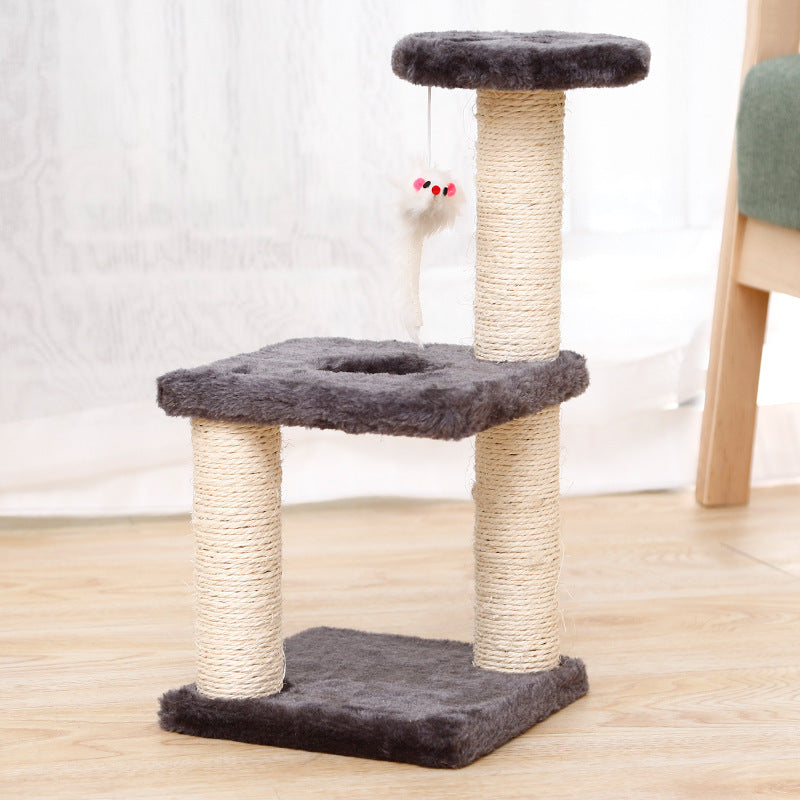rascador arbol pequeño, zona de juegos para gatos