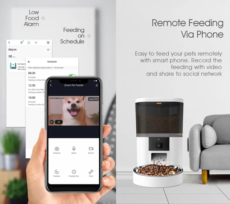 Pet Feeder — Automatic Smart Feeder for Dogs & Cats