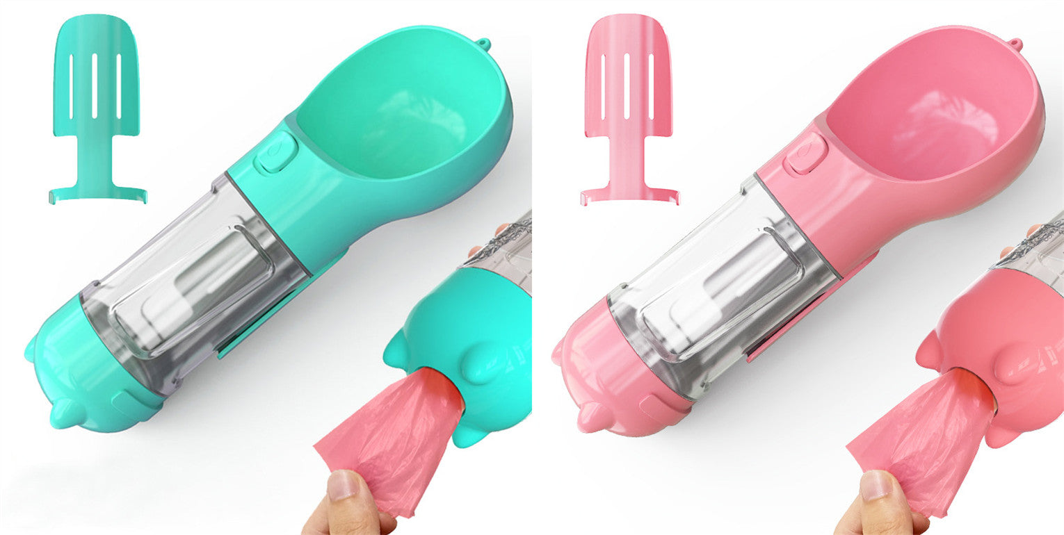 Portable Pet Water Bottle - Leak Proof Dog & Cat Travel Drinker with Bowl