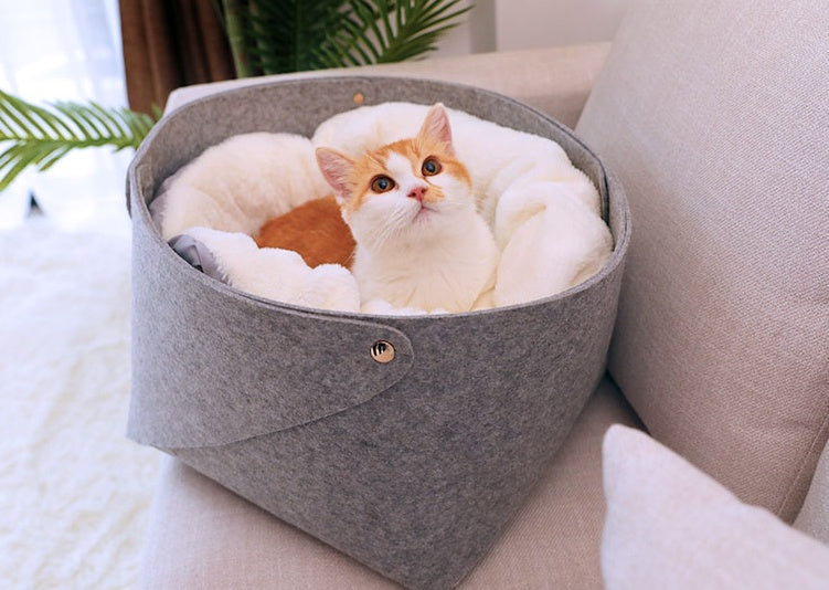 Ultra Soft Calming Pet Bed - Anti Anxiety Donut Bed for Dogs & Cats | Cozy Plush Fur