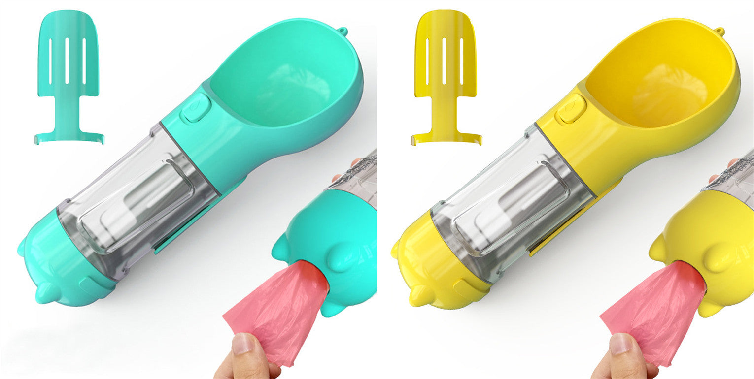 Portable Pet Water Bottle - Leak Proof Dog & Cat Travel Drinker with Bowl