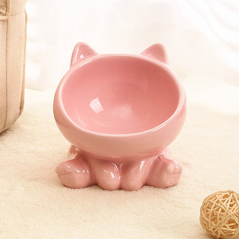 cuenco ceramico ergonomico para mascotas