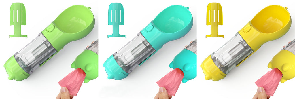 Portable Pet Water Bottle - Leak Proof Dog & Cat Travel Drinker with Bowl