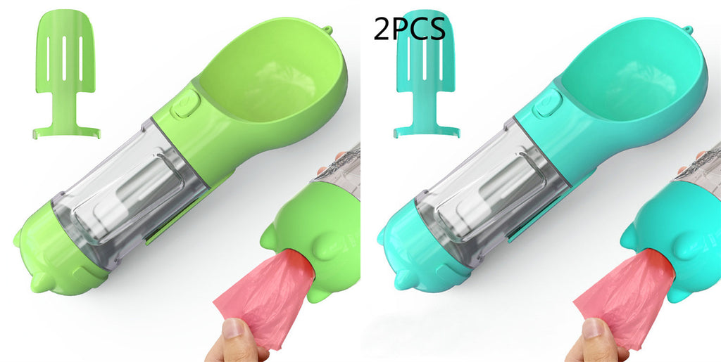 Portable Pet Water Bottle - Leak Proof Dog & Cat Travel Drinker with Bowl