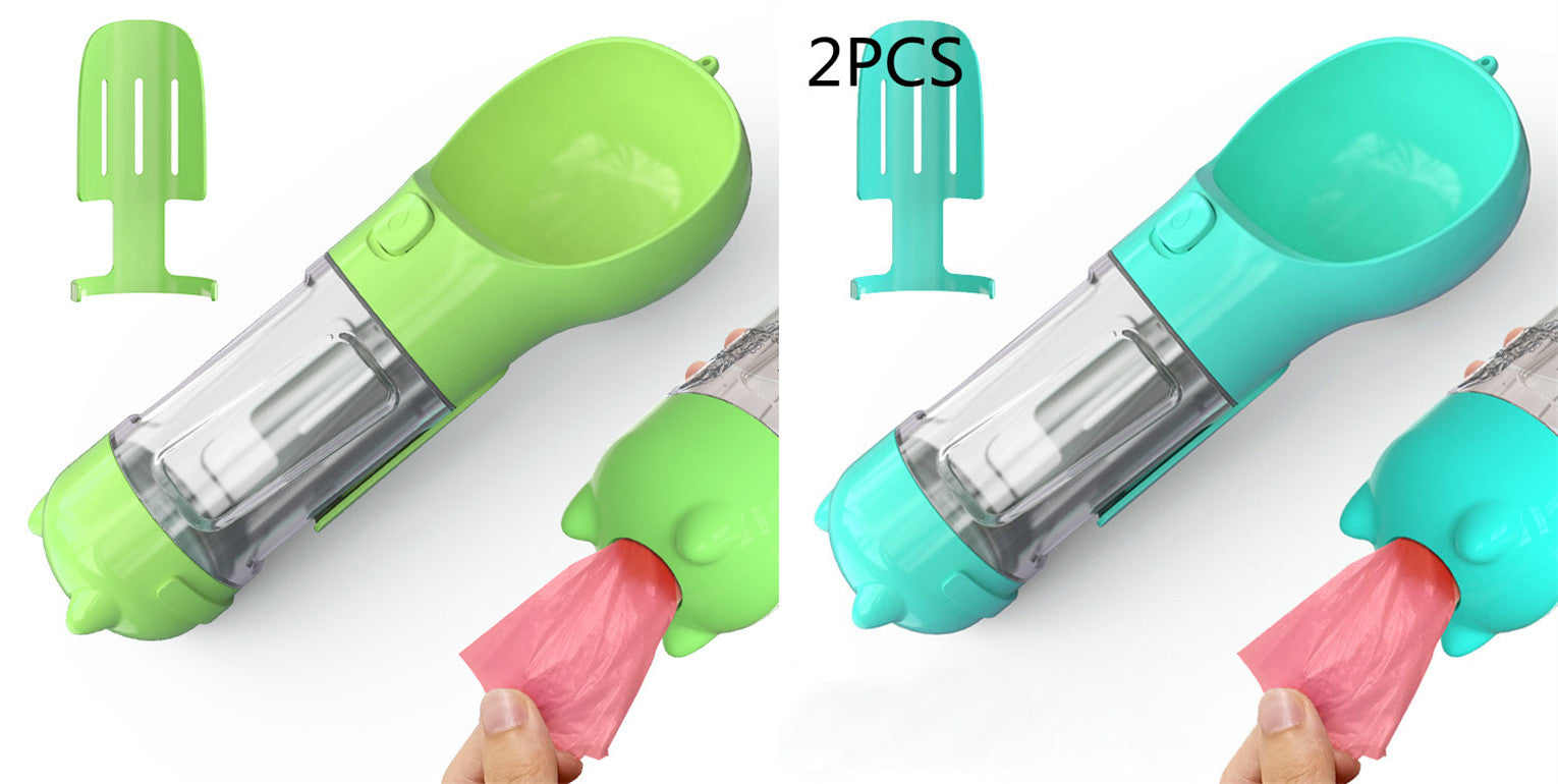 Portable Pet Water Bottle - Leak Proof Dog & Cat Travel Drinker with Bowl
