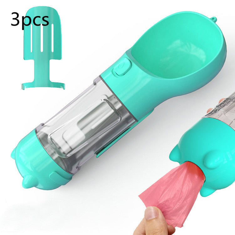 Portable Pet Water Bottle - Leak Proof Dog & Cat Travel Drinker with Bowl