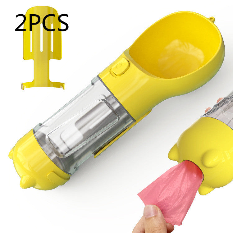 Portable Pet Water Bottle - Leak Proof Dog & Cat Travel Drinker with Bowl