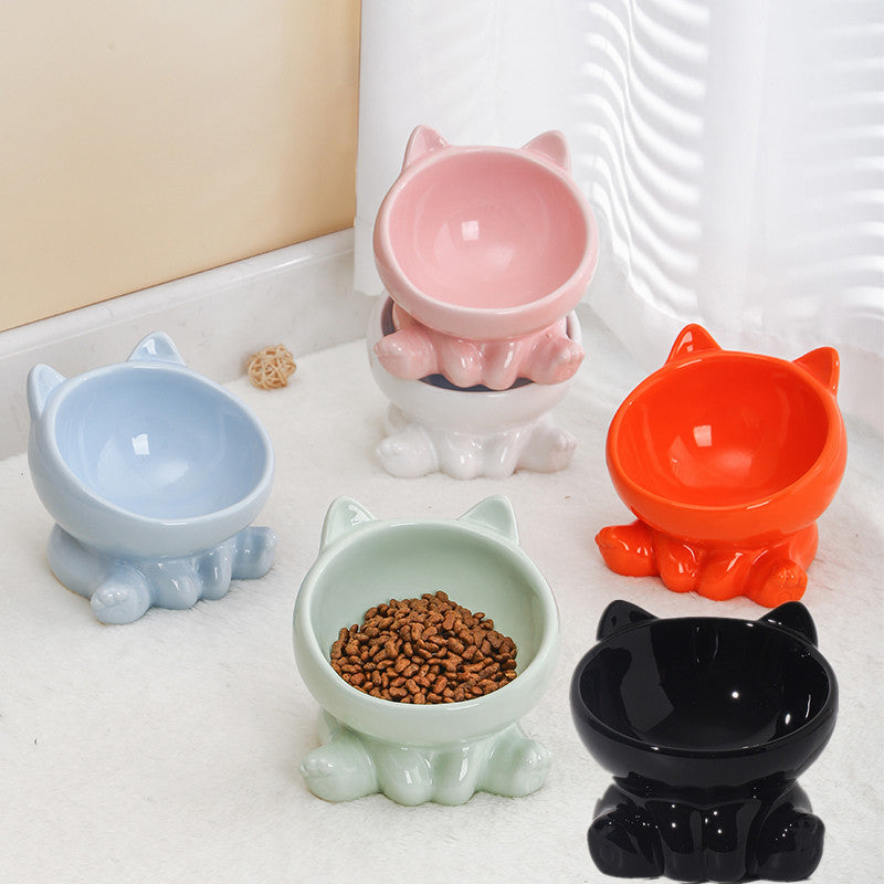 cuenco ceramico ergonomico para mascotas
