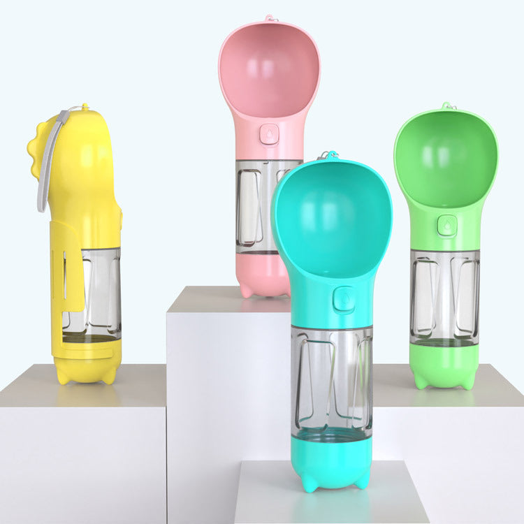 Portable Pet Water Bottle - Leak Proof Dog & Cat Travel Drinker with Bowl