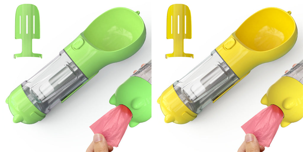 Portable Pet Water Bottle - Leak Proof Dog & Cat Travel Drinker with Bowl