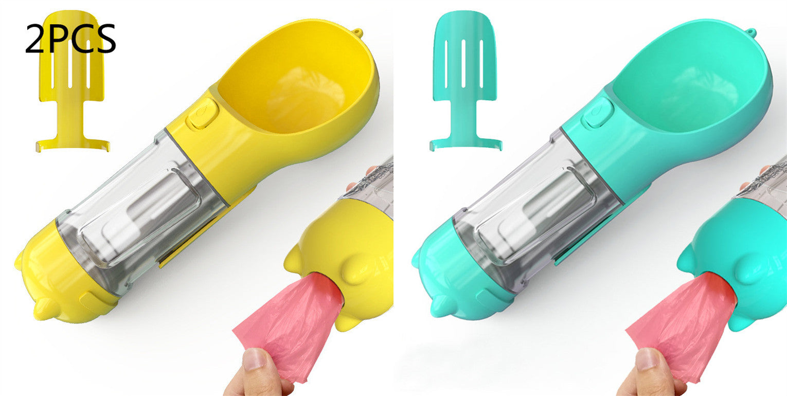 Portable Pet Water Bottle - Leak Proof Dog & Cat Travel Drinker with Bowl