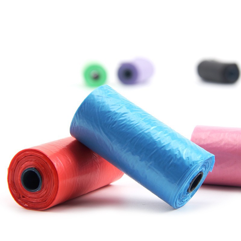 pack bolsas popo 1-80 rollos, diferentes colores