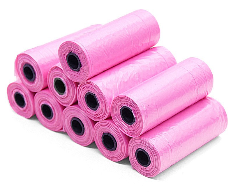 pack bolsas popo 1-80 rollos, diferentes colores