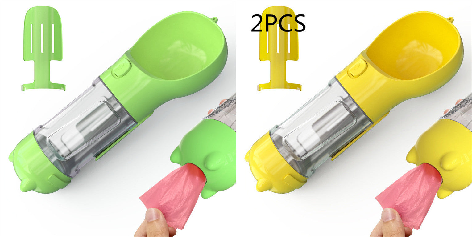 Portable Pet Water Bottle - Leak Proof Dog & Cat Travel Drinker with Bowl