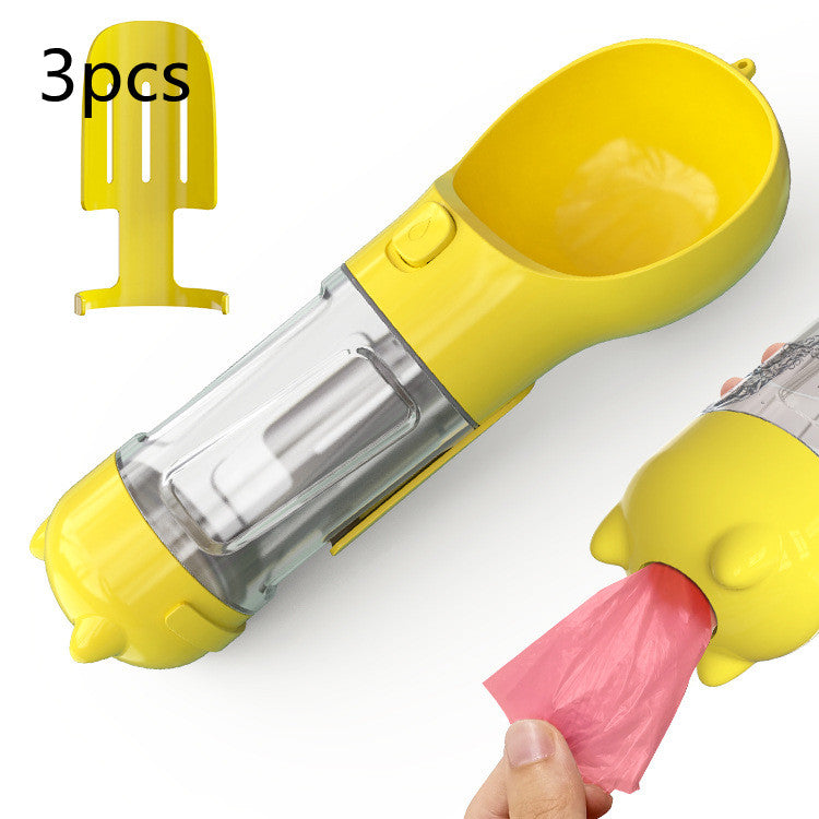 Portable Pet Water Bottle - Leak Proof Dog & Cat Travel Drinker with Bowl