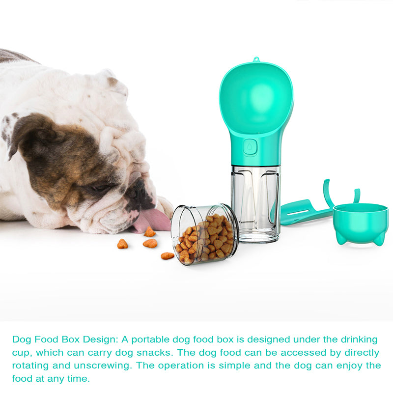 Portable Pet Water Bottle - Leak Proof Dog & Cat Travel Drinker with Bowl