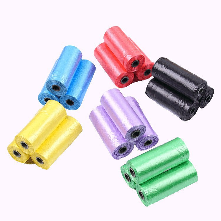 pack bolsas popo 1-80 rollos, diferentes colores