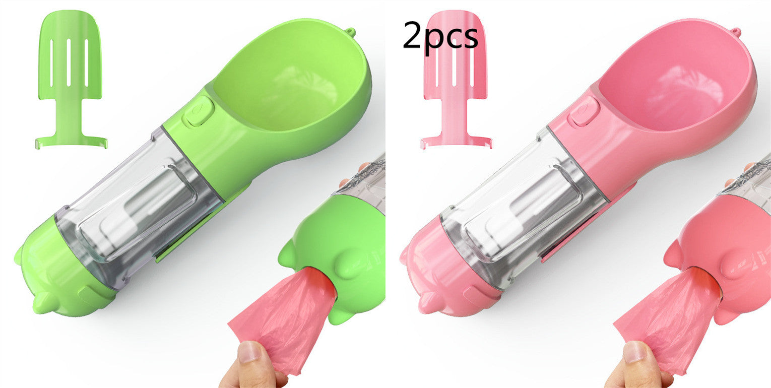Portable Pet Water Bottle - Leak Proof Dog & Cat Travel Drinker with Bowl