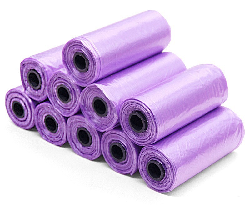 pack bolsas popo 1-80 rollos, diferentes colores