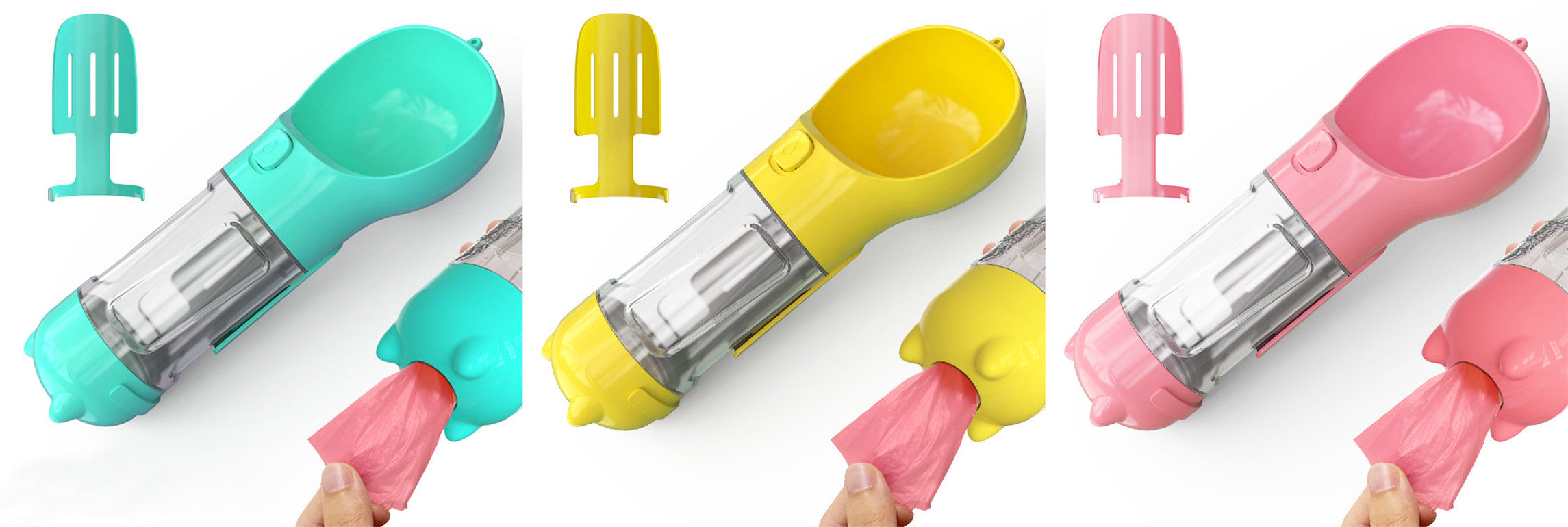 Portable Pet Water Bottle - Leak Proof Dog & Cat Travel Drinker with Bowl